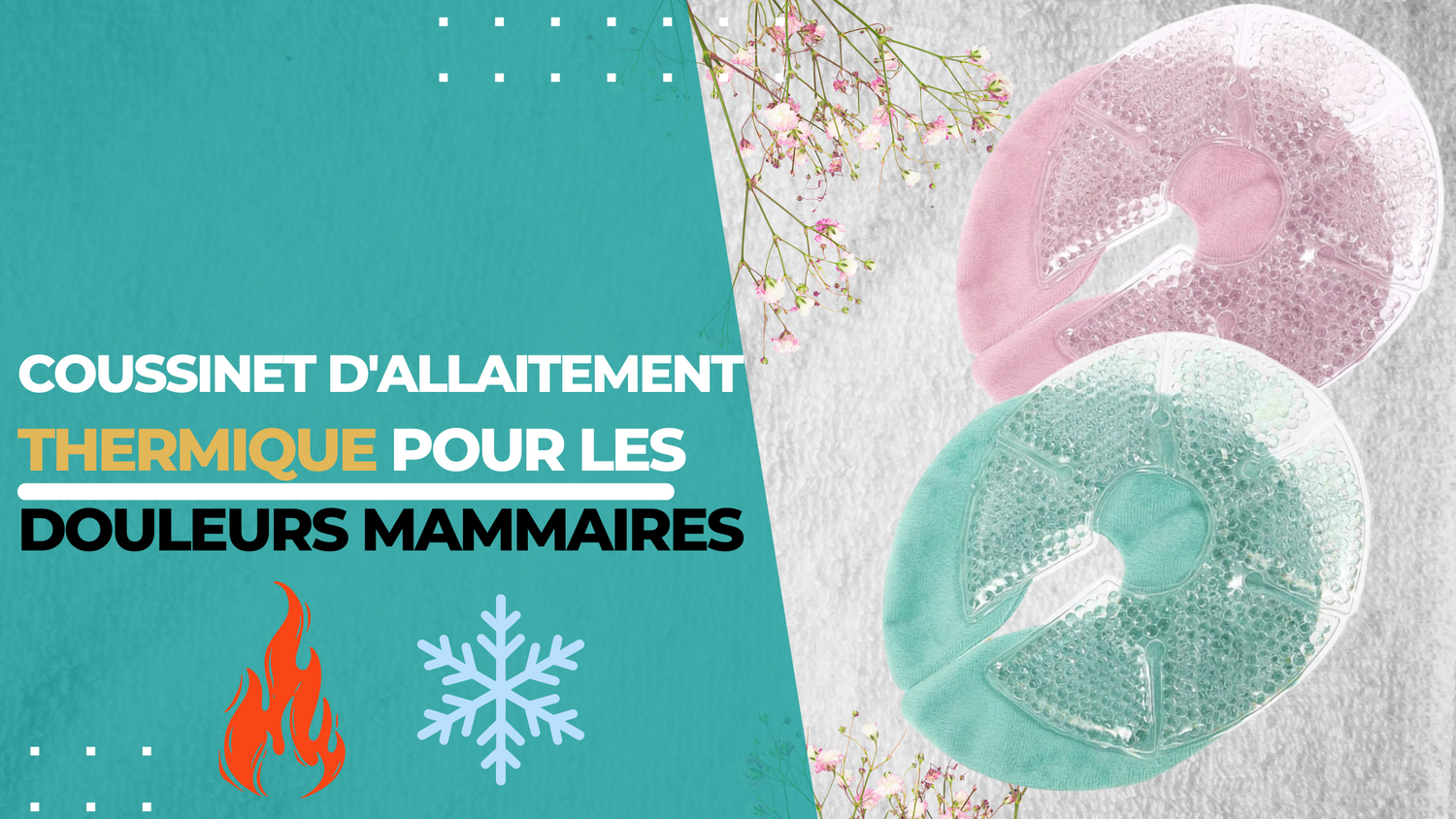 Coussinet d'Allaitement -Thermique : pour Les Douleurs Mammaires