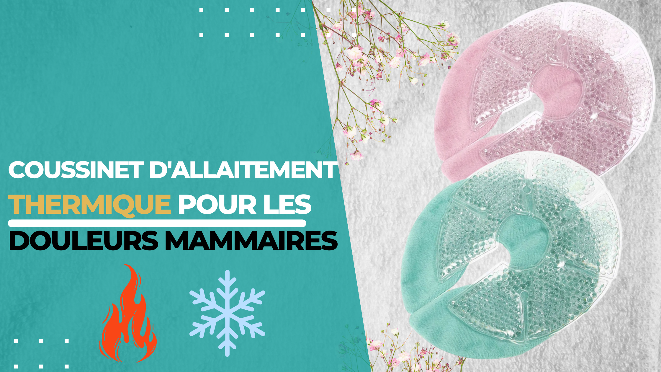 Coussinet d'Allaitement -Thermique : pour Les Douleurs Mammaires