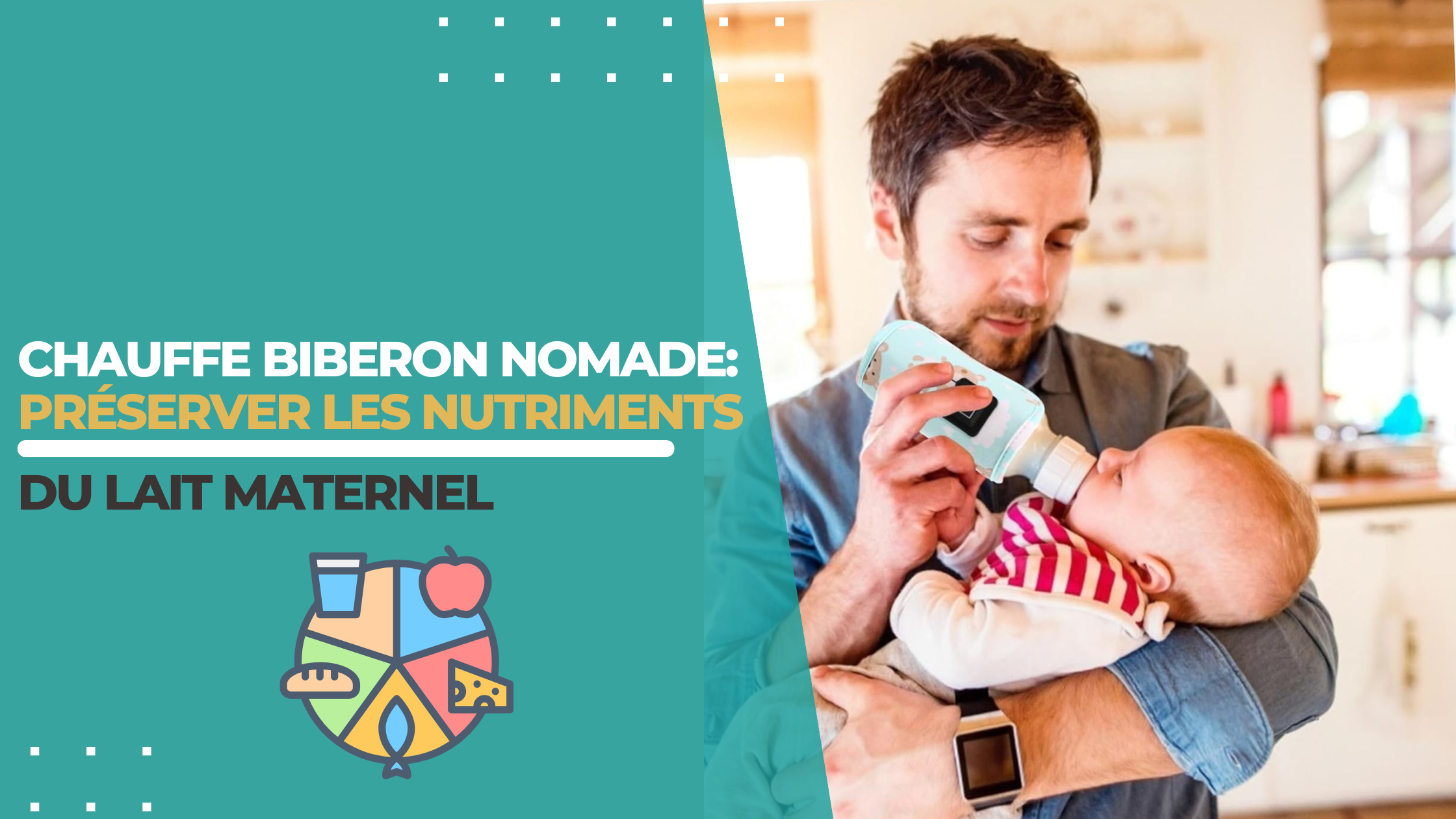 Chauffe biberon nomade: préserver les nutriments du lait maternel