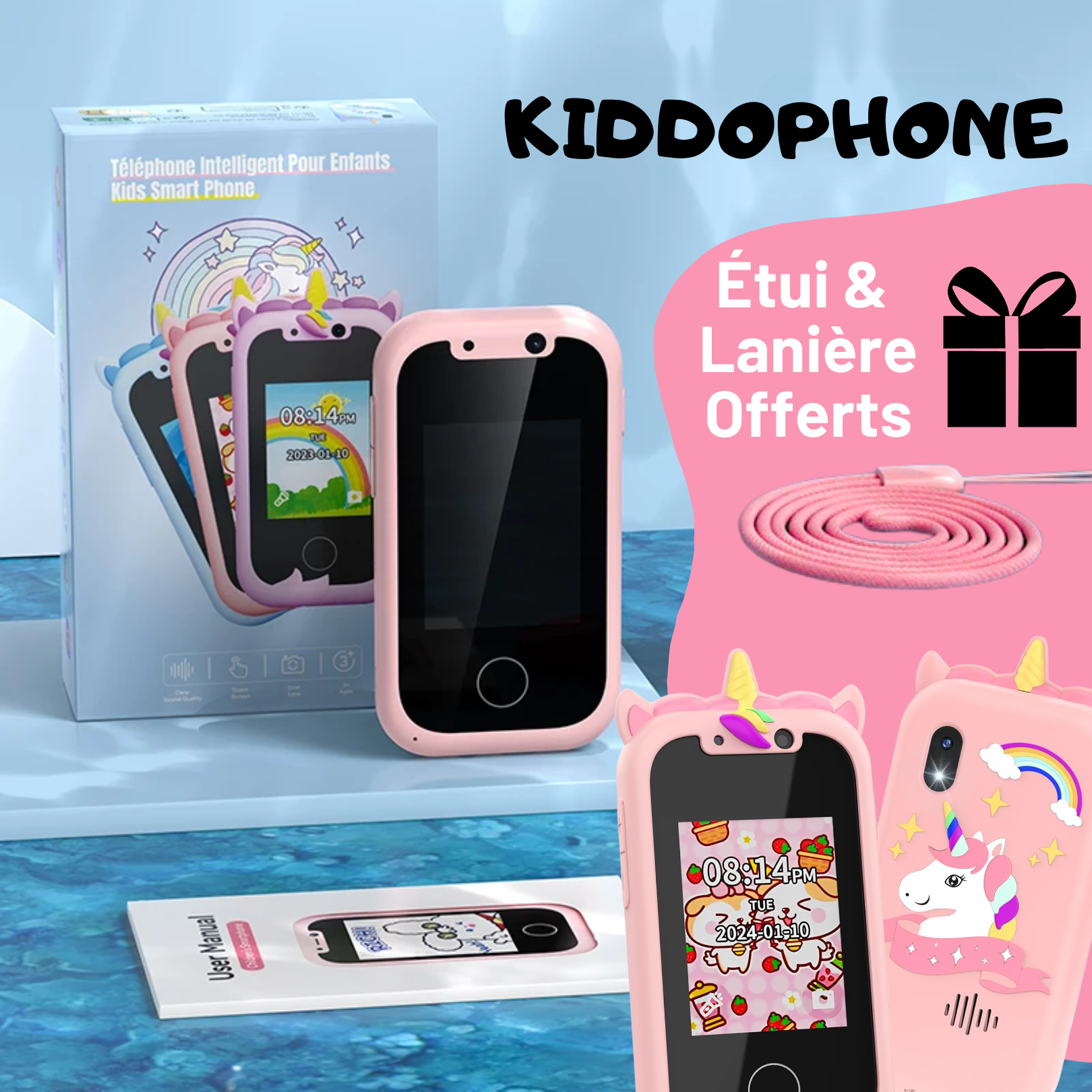 KiddoPhone™ | Téléphone Intelligent pour les Tout-Petits