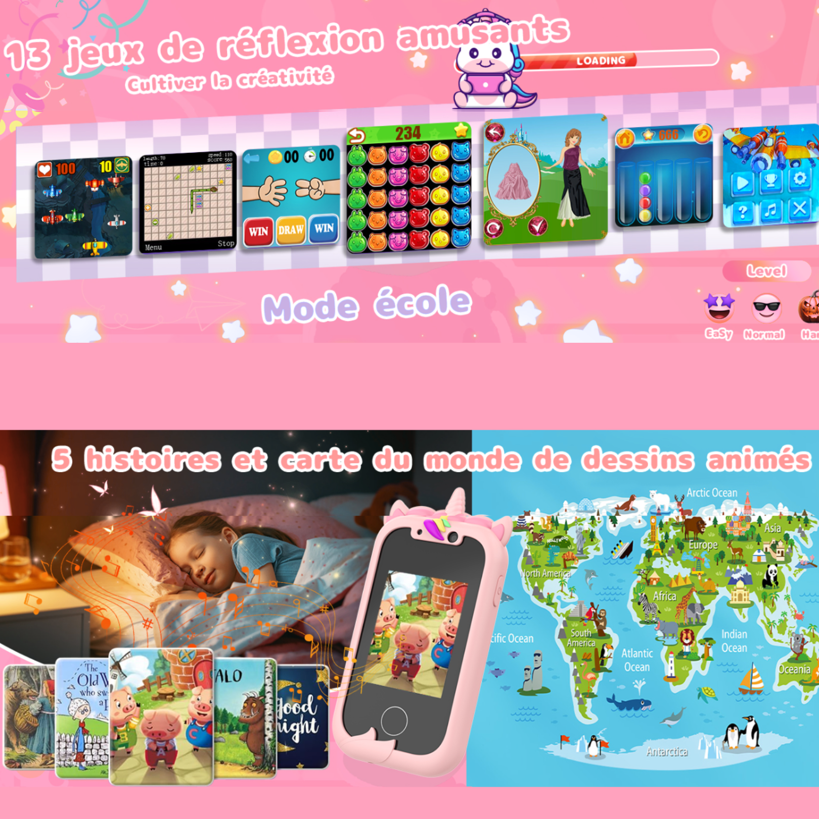 KiddoPhone™ | Téléphone Intelligent pour les Tout-Petits