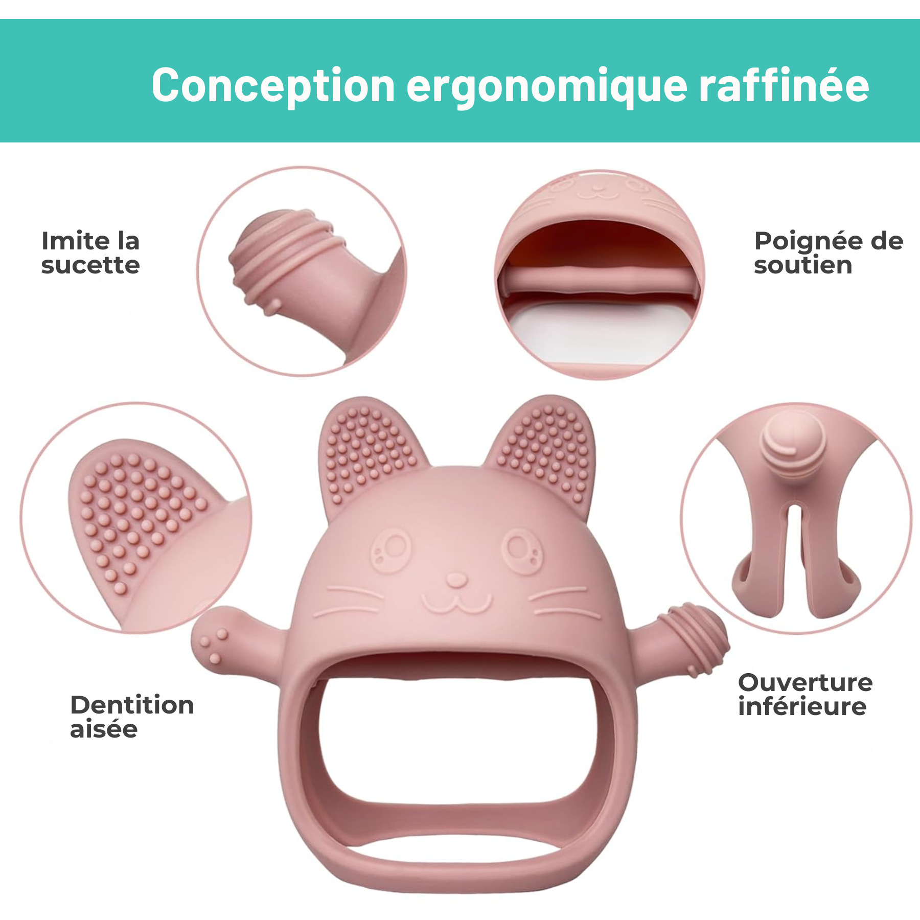 Anneau-de-dentition-rose-conception-ergonomique