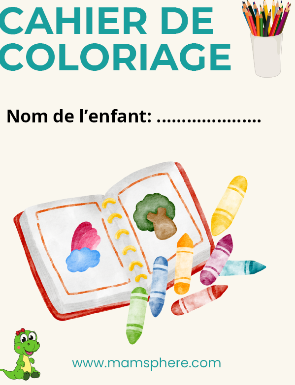 Cahier de coloriage réutilisable | E-Book