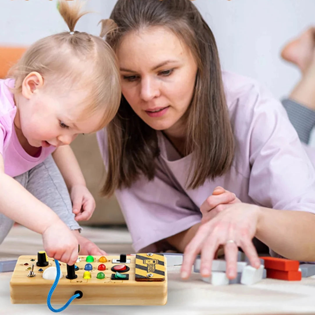 Montessori Electric Wooden Board | BusyBoard™