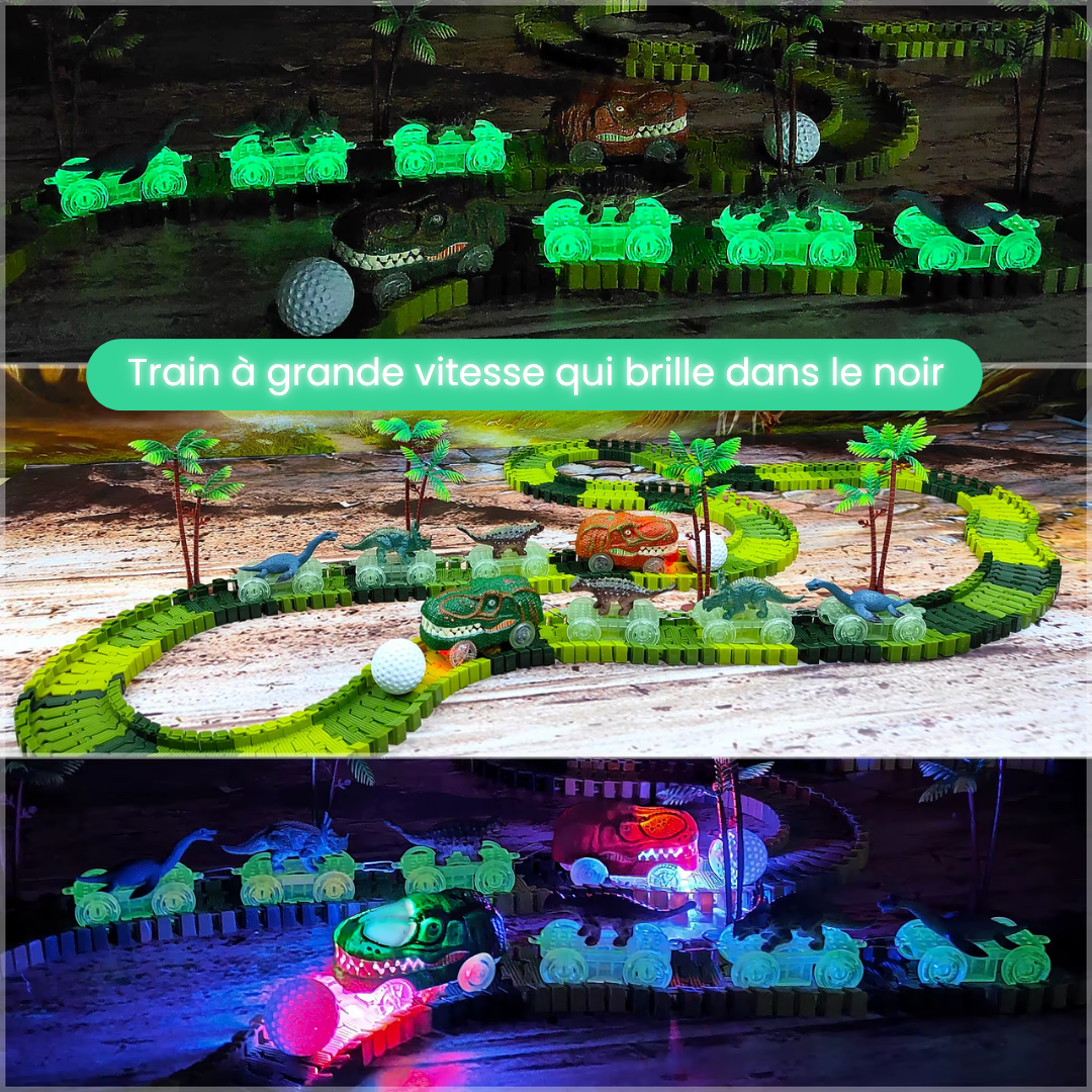 Circuit voiture dinosaure | DinoRace360