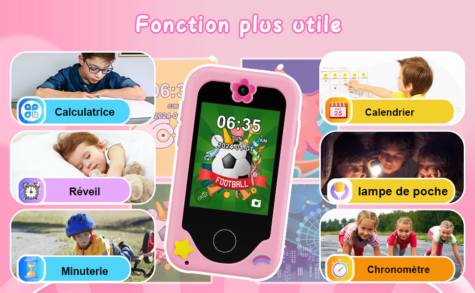 KiddoPhone™ | Téléphone Intelligent pour les Tout-Petits