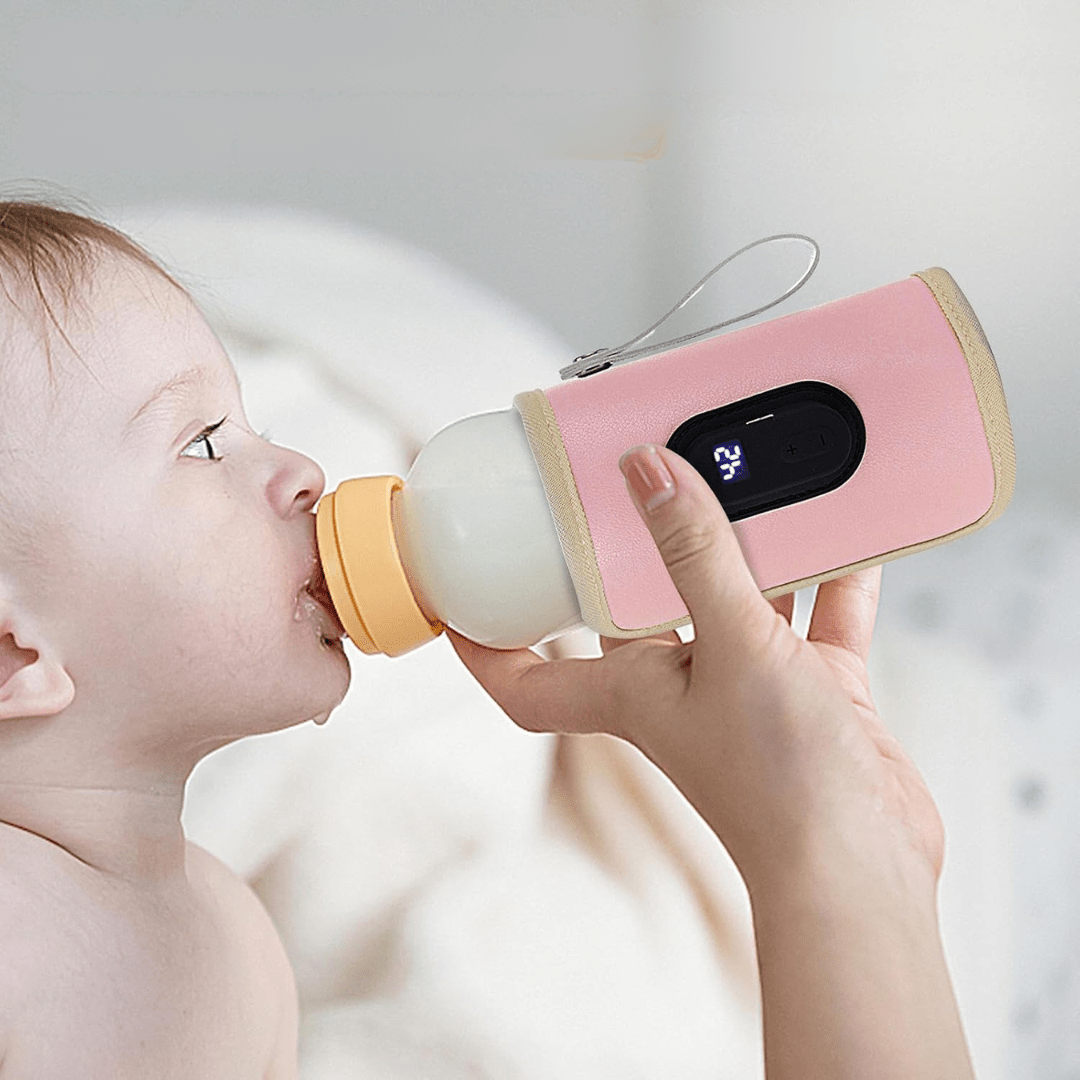 Chauffe biberon nomade | GoBottle™ Rose - MamSphere