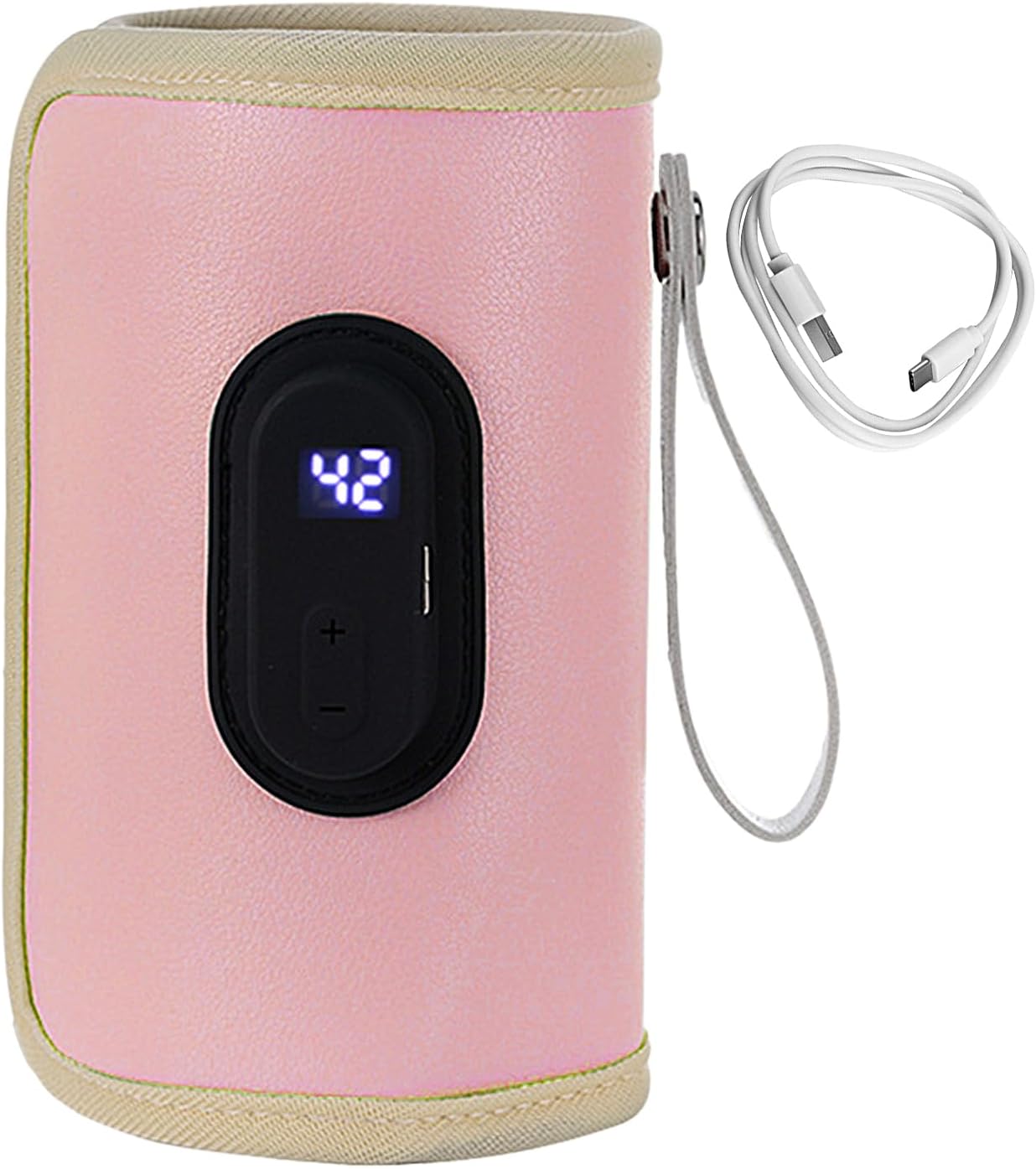 Chauffe biberon nomade | GoBottle™ Rose - MamSphere