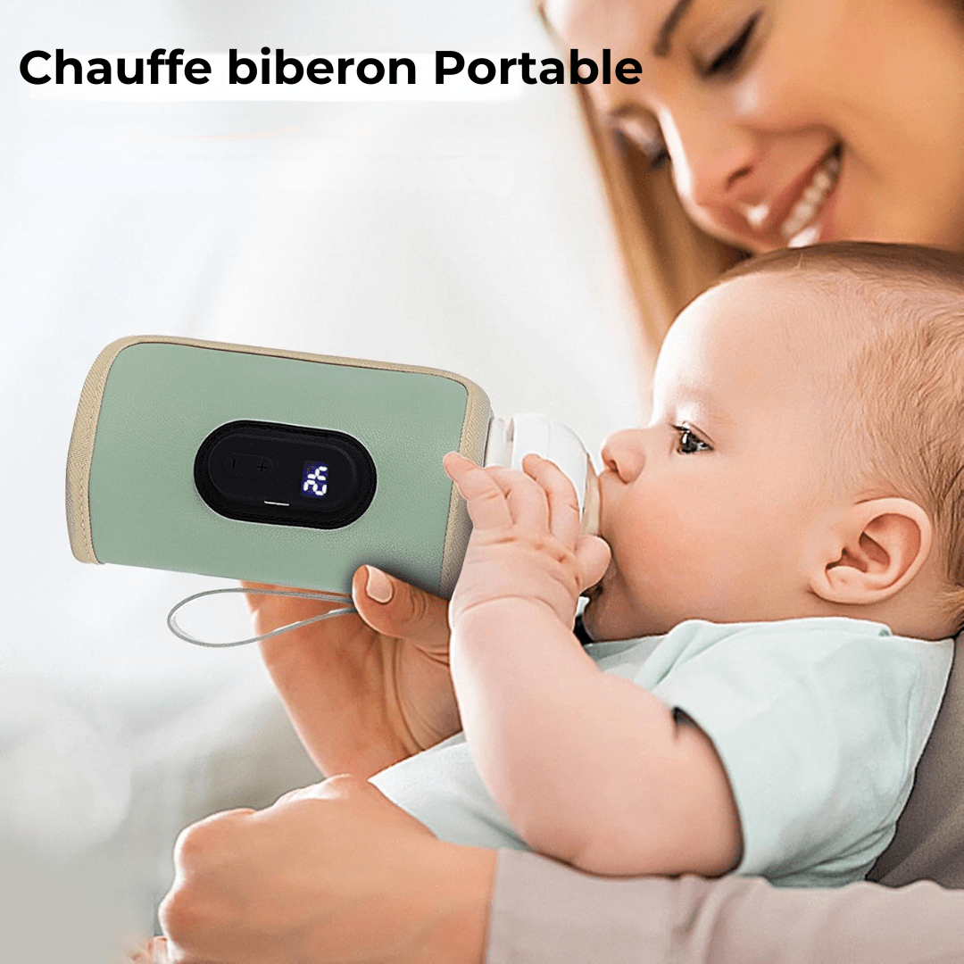Chauffe biberon nomade | GoBottle™ Vert - MamSphere