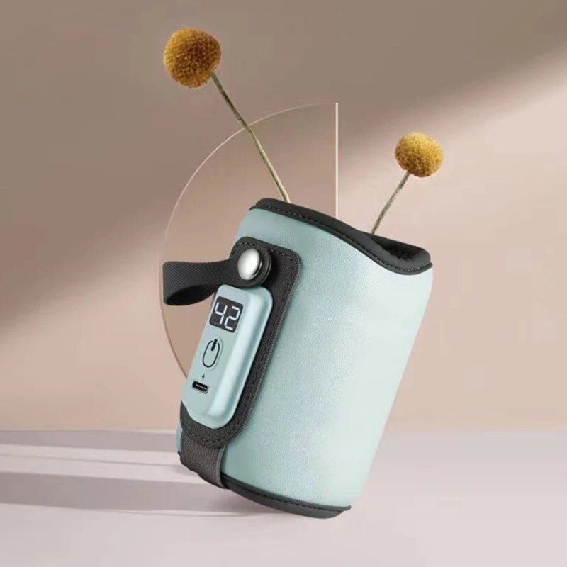 Chauffe biberon nomade | WarmEase™ Bleu - MamSphere