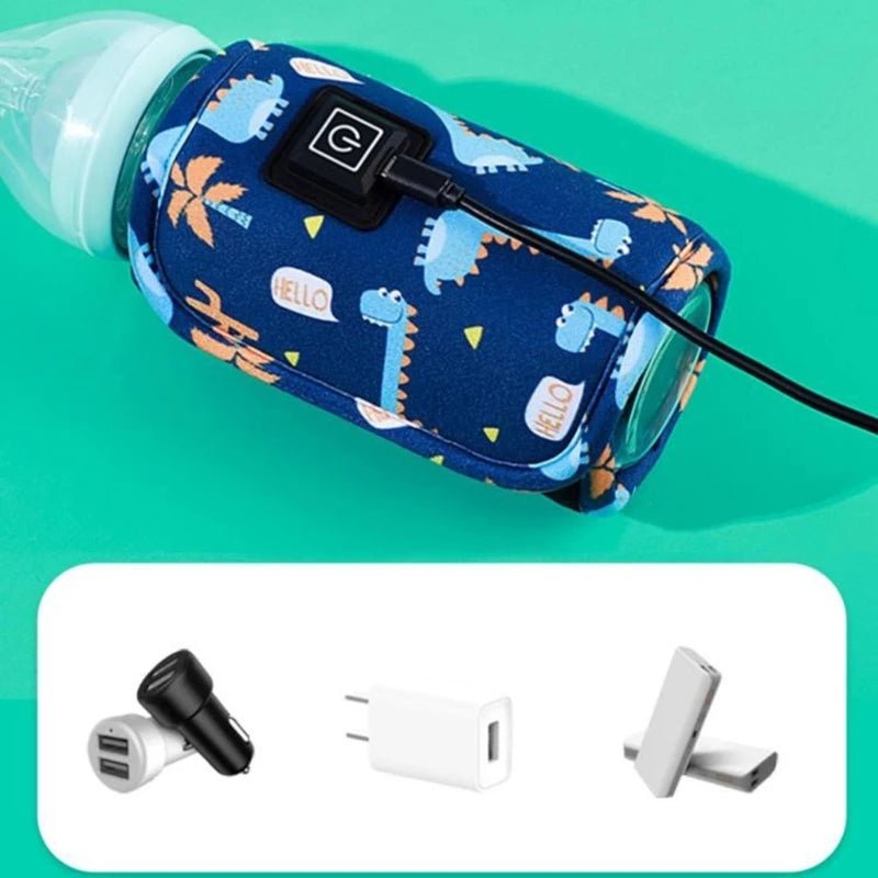 Chauffe biberon portable | QuickWarm™ Bleu - MamSphere