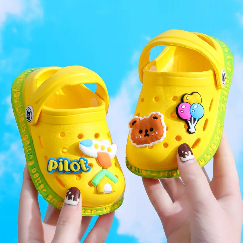 chaussure-plage-bebe-mamsphere-Jaune-confortable