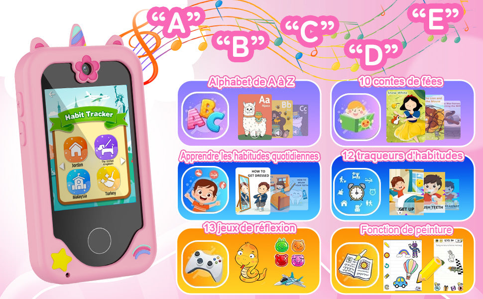 KiddoPhone™ | Téléphone Intelligent pour les Tout-Petits