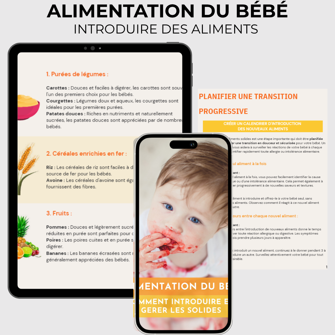 Pack Nutrition Bébé™ – Le guide complet pour nourrir bébé sainement