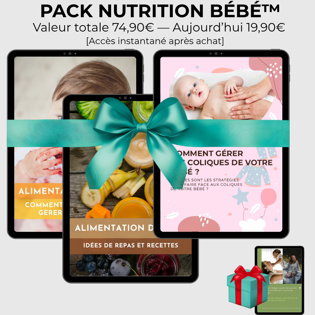Pack Nutrition Bébé™ – Le guide complet pour nourrir bébé sainement