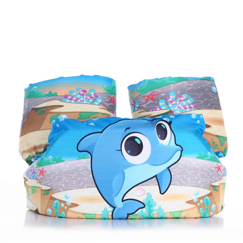 Brassard-bebe-bleu-plage-daufin