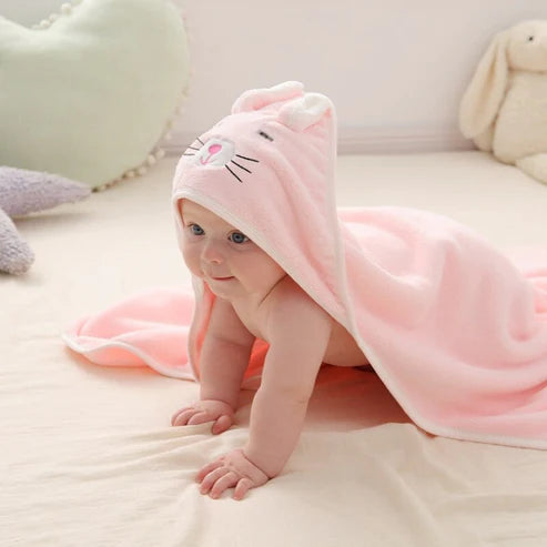 cape-de-bain-bebe-sechage-rapide