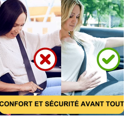 ComfortBelt™ ajusteur de ceinture de siège de voiture pour femmes ence –  GROSSESSE ALLEGRESSE