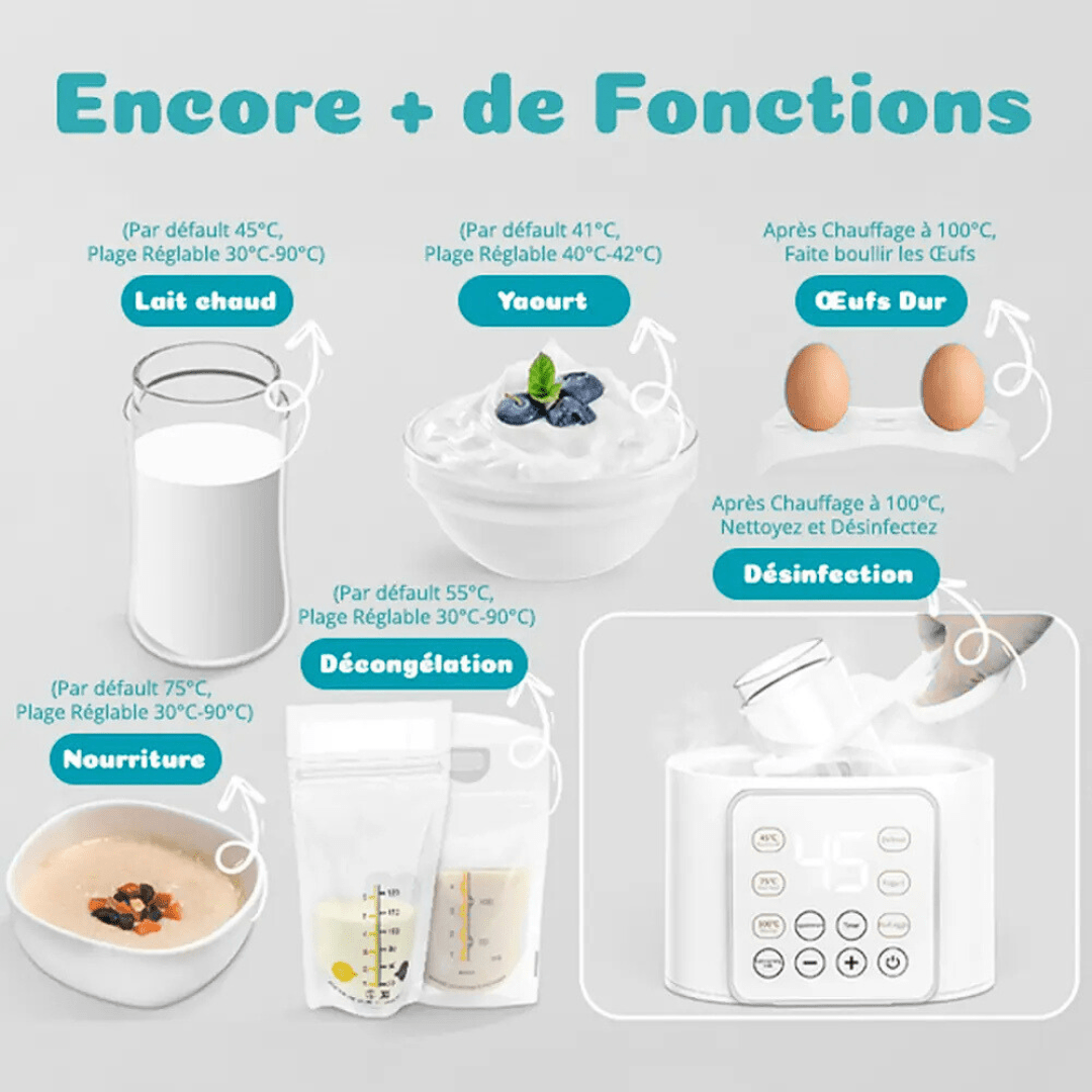 Chauffe biberon | MilkOnGo™ - MamSphere