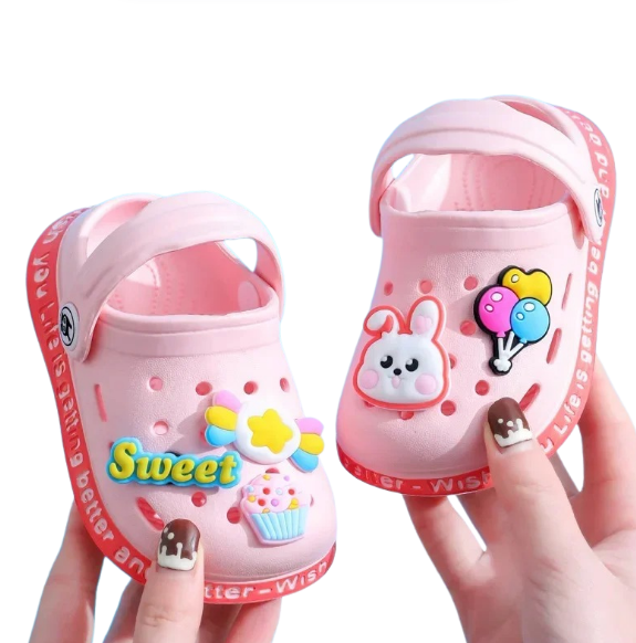 chaussure-plage-bebe-rose